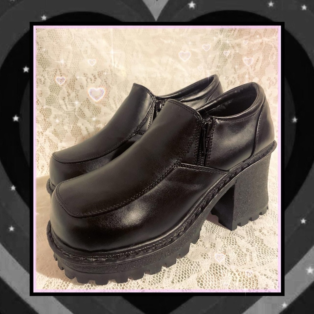 Vintage 90s Chunky Platform Shoes